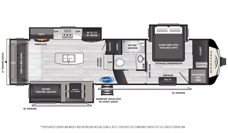 2021 Keystone Montana Legacy 3120RL full