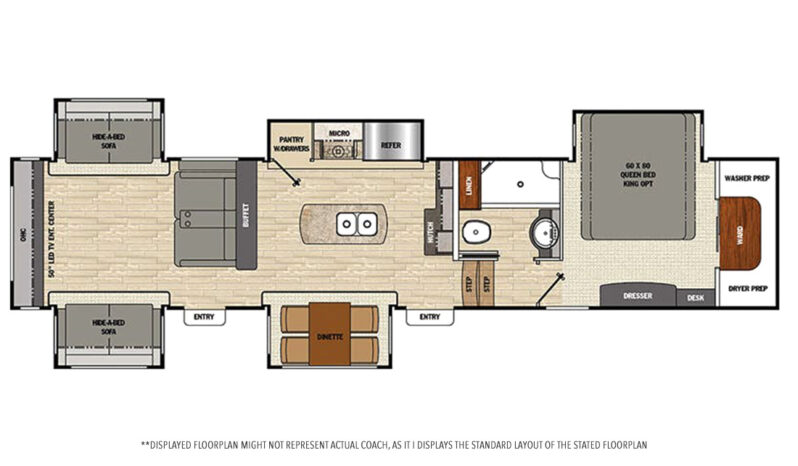 2016 Coachmen Brookstone 378RE full