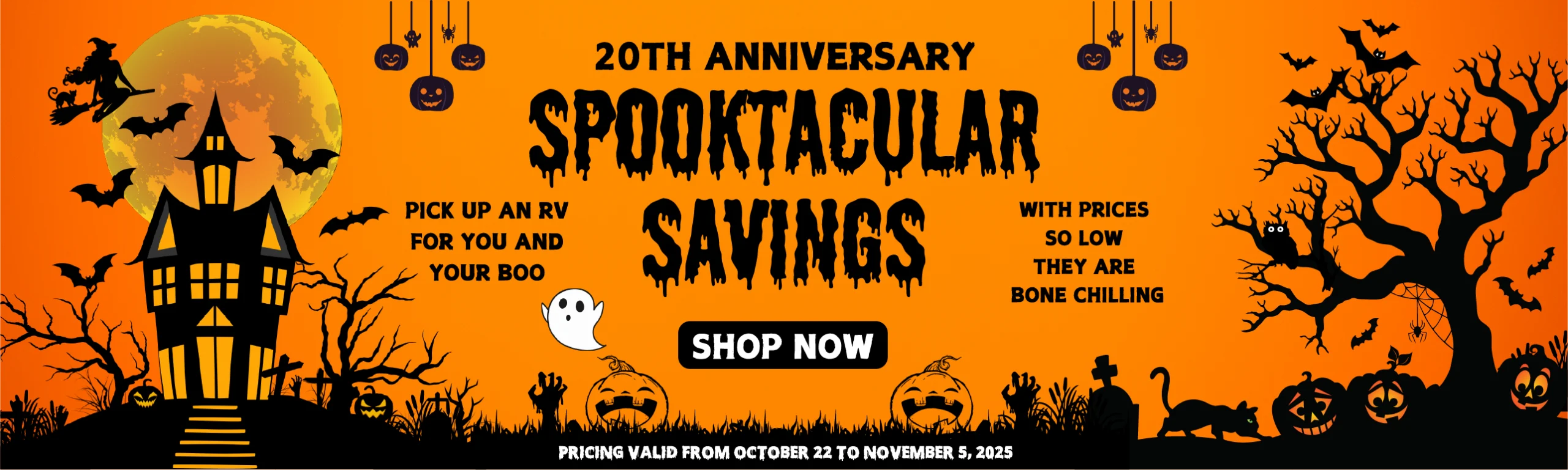 SLRV - Halloween Sale Banner